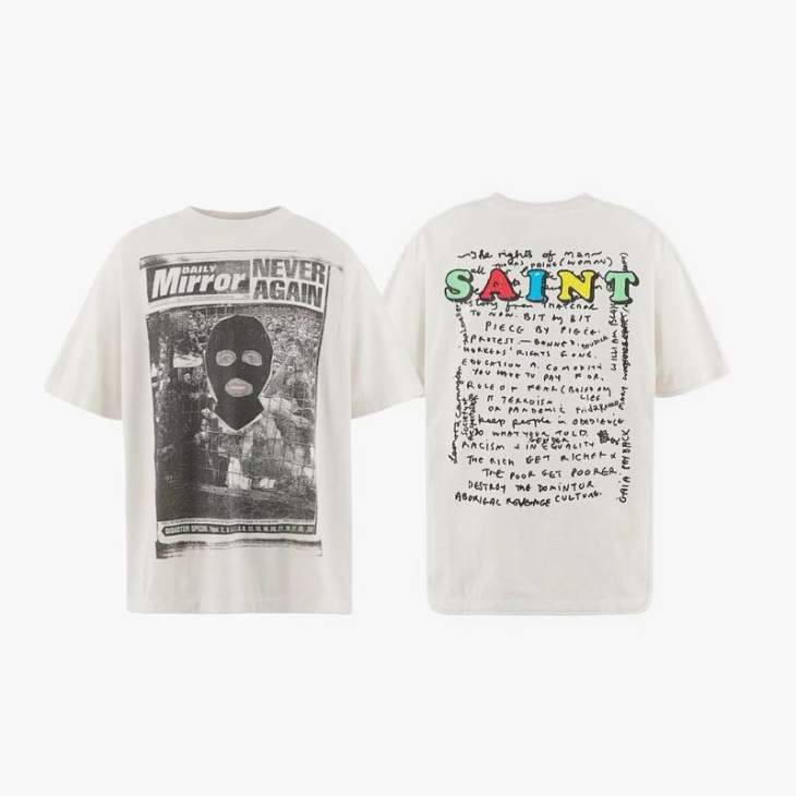Picture of Saint Laurent T Shirts Short _SKUSaintMichaelS-XLsjtx80882076